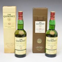 The Glenlivet Single Malt Scotch Whisky, aged 12 years, 2 bottles