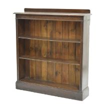 Stained oak bookcase