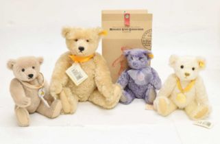 Steiff- Group of four teddy bears