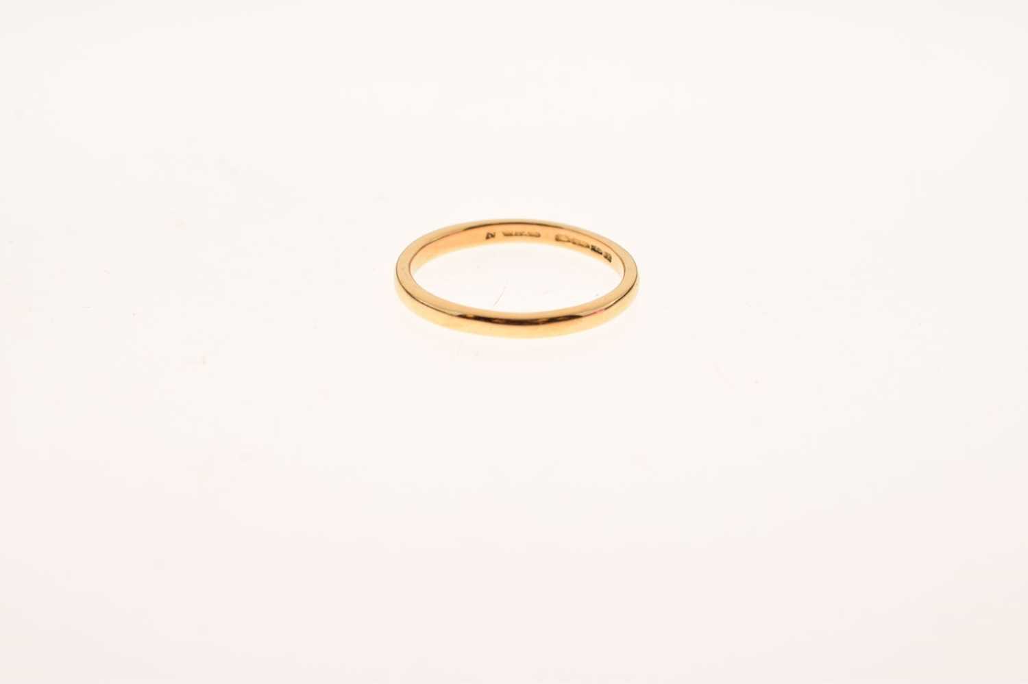 22ct gold wedding band - Image 5 of 6