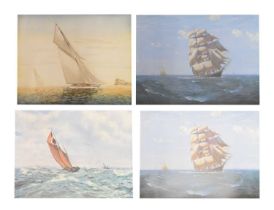 Four nautical prints
