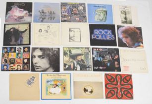 Quantity of mostly 1970s vinyl LPs to include The Who, John Otway, Cat Stevens, Bob Dylan etc