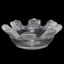 Lalique bowl with eight faces (Khedive)