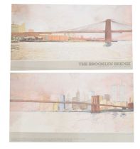 Pair of Brooklyn Bridge 1983 Centennial Celebration posters