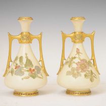 Pair of Royal Worcester vases