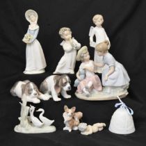 Quantity of Lladro and Nao figures