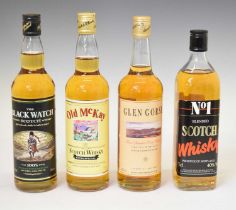 Four bottles of Scotch whisky