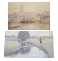 R. Hill and F.Schafer - Watercolour studies