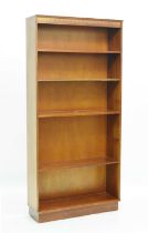 Reproduction mahogany veneered bookcase