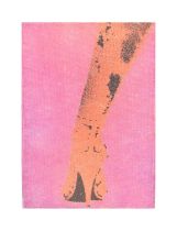 Nick Walker (British, b.1969) - Print on box canvas - Red high-heel shoe