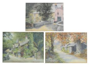 Gabriel Blair (1862-1932) - Three watercolour studies