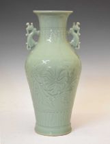 Chinese celadon porcelain vase