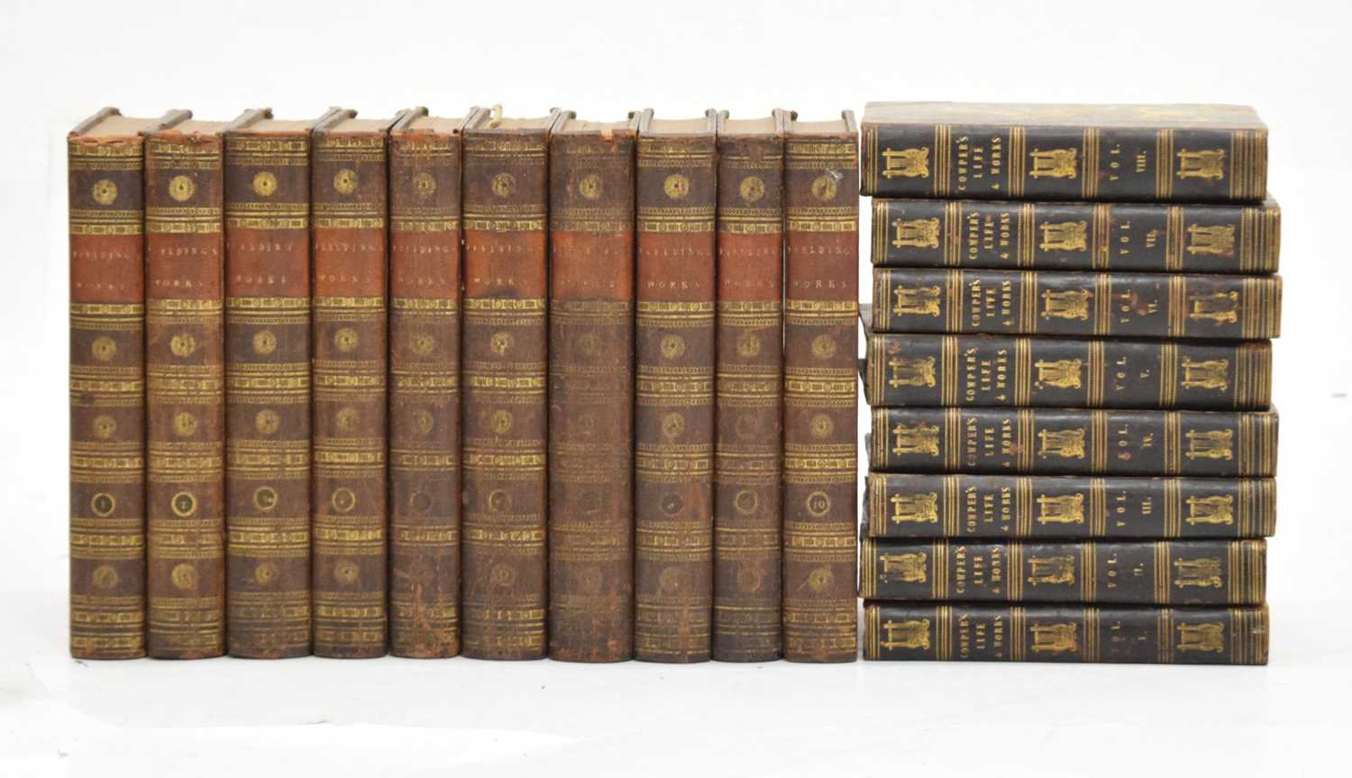 Two nineteenth century English literature sets