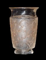 Lalique Deauville vase,