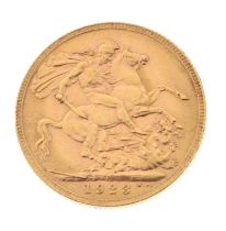 George V Perth Mint gold sovereign, 1923