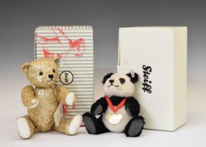 Steiff - 2006 North America Limited Efition 'Jackie Panda' and sequin bear