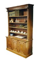 Late 19th/early 20th century mahogany bookcase