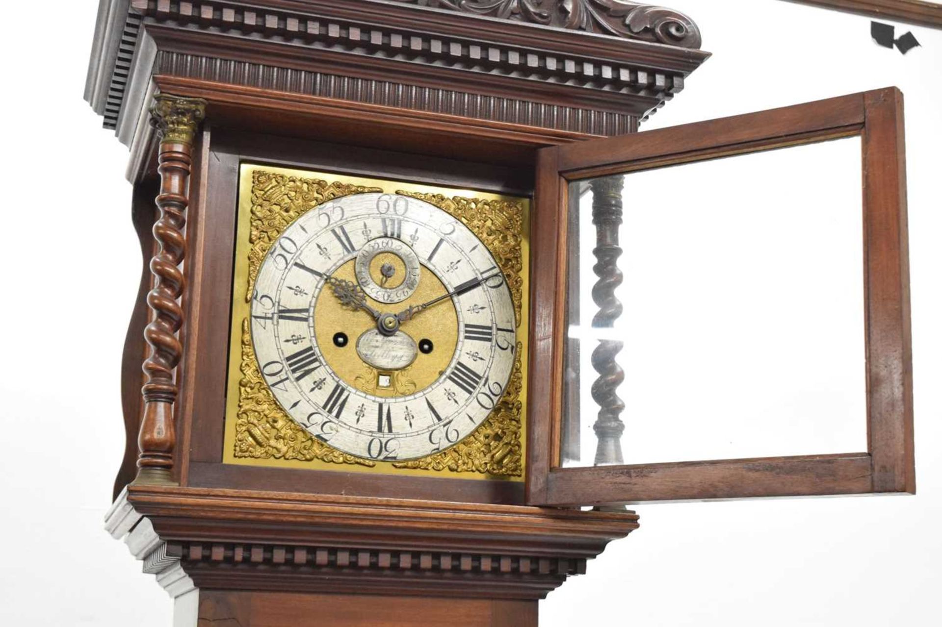 Welsh Interest - George III 8-day brass dial longcase clock - Image 3 of 20