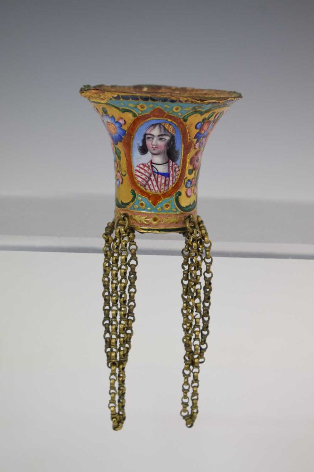 Persian enamel holder - Image 13 of 13