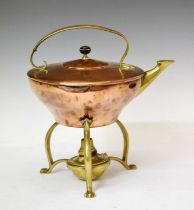 William Arthur Smith Benson, (1854-1924) - Copper and brass spirit kettle