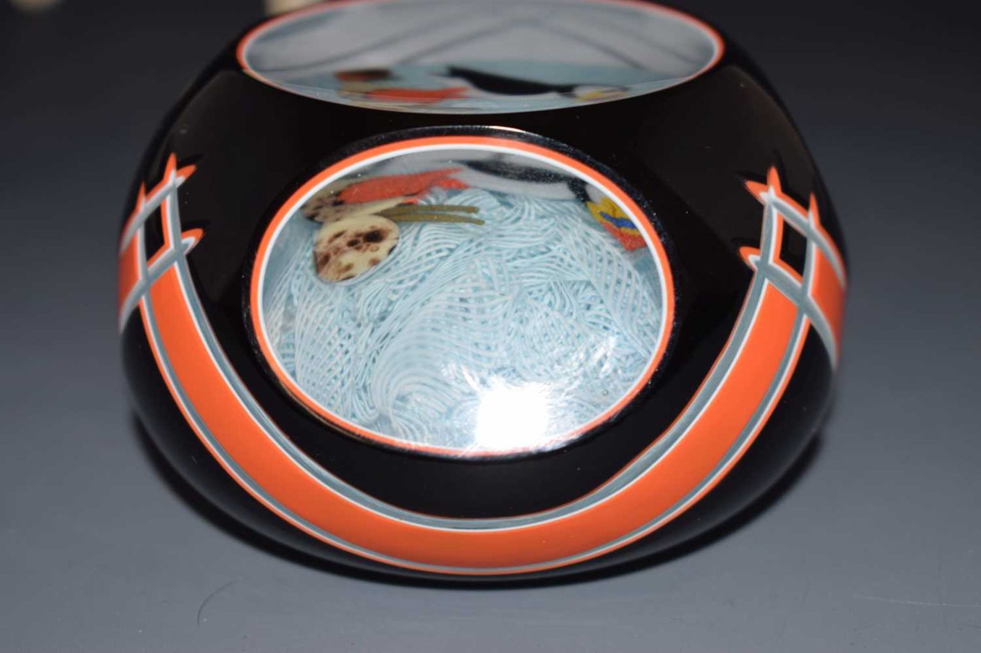 John Deacons black and orange puffin paperweight - Image 3 of 9