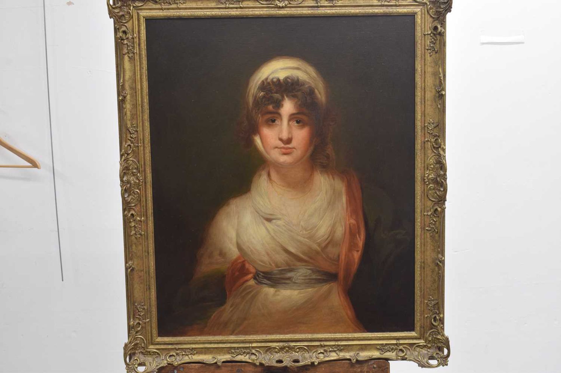 Attr. Dorofield Hardy, (1882-1910) after Sir Thomas Lawrence - Portrait of Sarah Siddons - Image 5 of 15