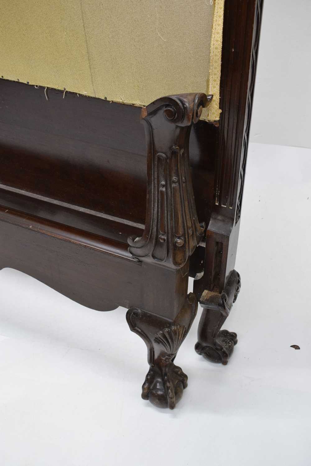 Edwardian Heal & Sons mahogany super king size bed - Image 2 of 7