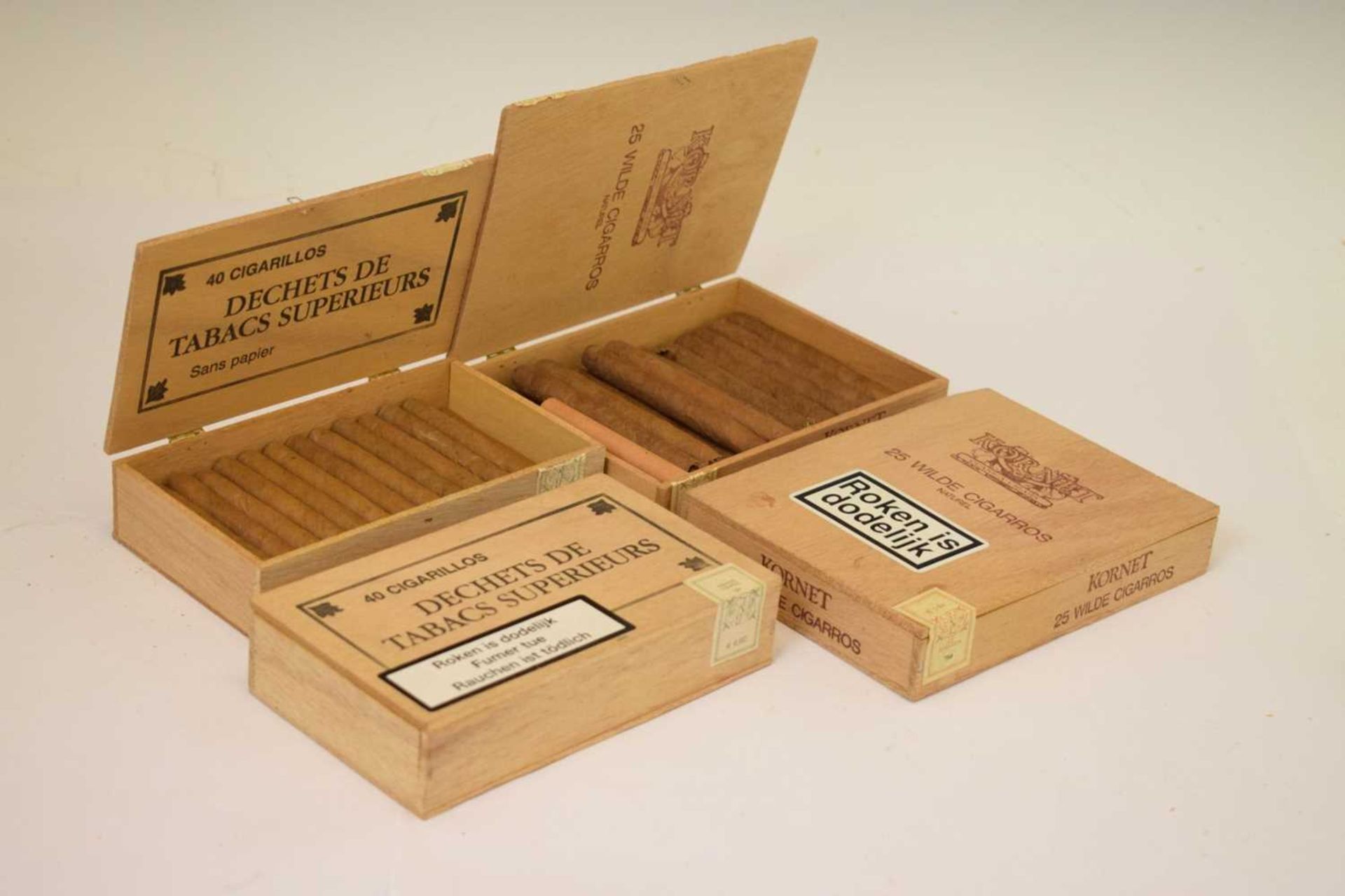 Dechets de Tabacs Superieurs - Cigarillos, and Kornet Wilde Cigarros - Image 3 of 8