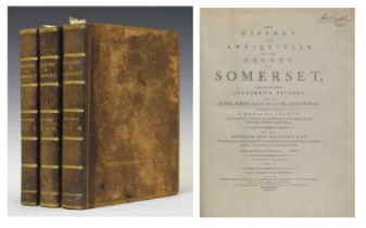 Collinson, John - History and Antiquities of the County of Somerset, 1791, 3 vols.