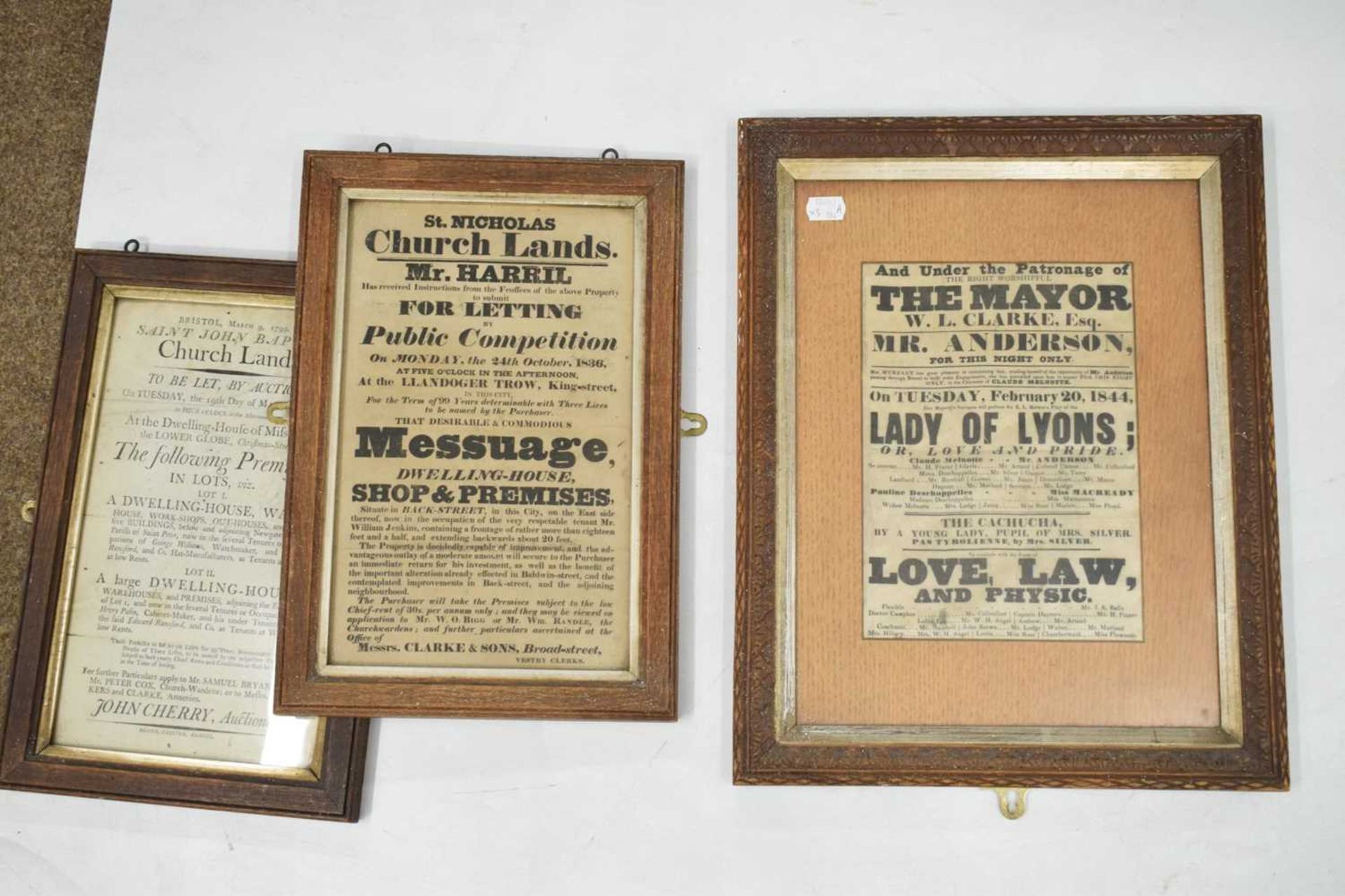 Three 18th and 19th century Bristol related posters - Image 7 of 18