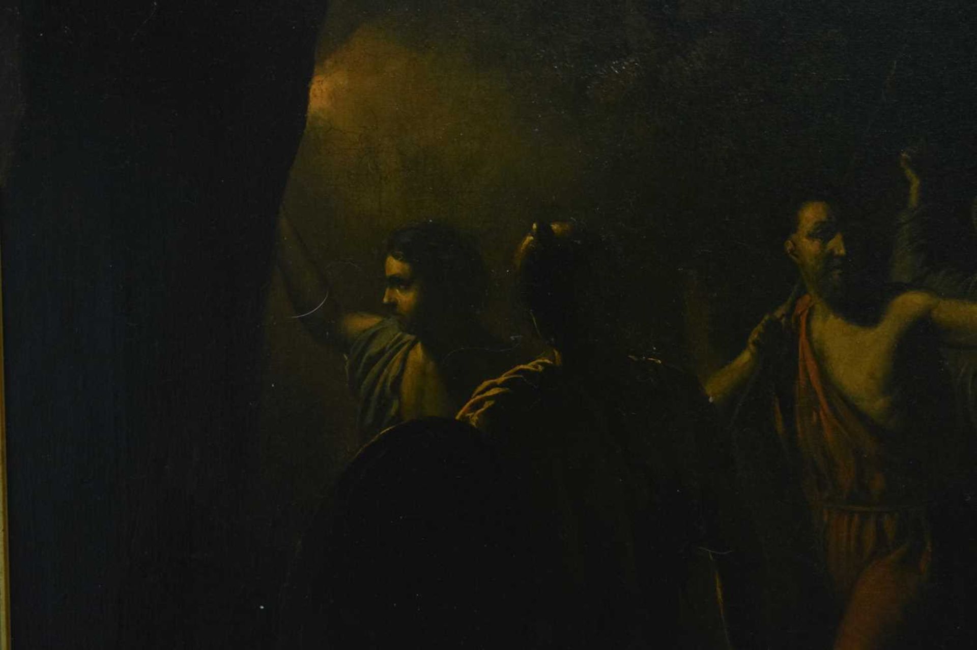 18th century Continental School - Oil on canvas - The Betrayal of Christ - Image 7 of 11