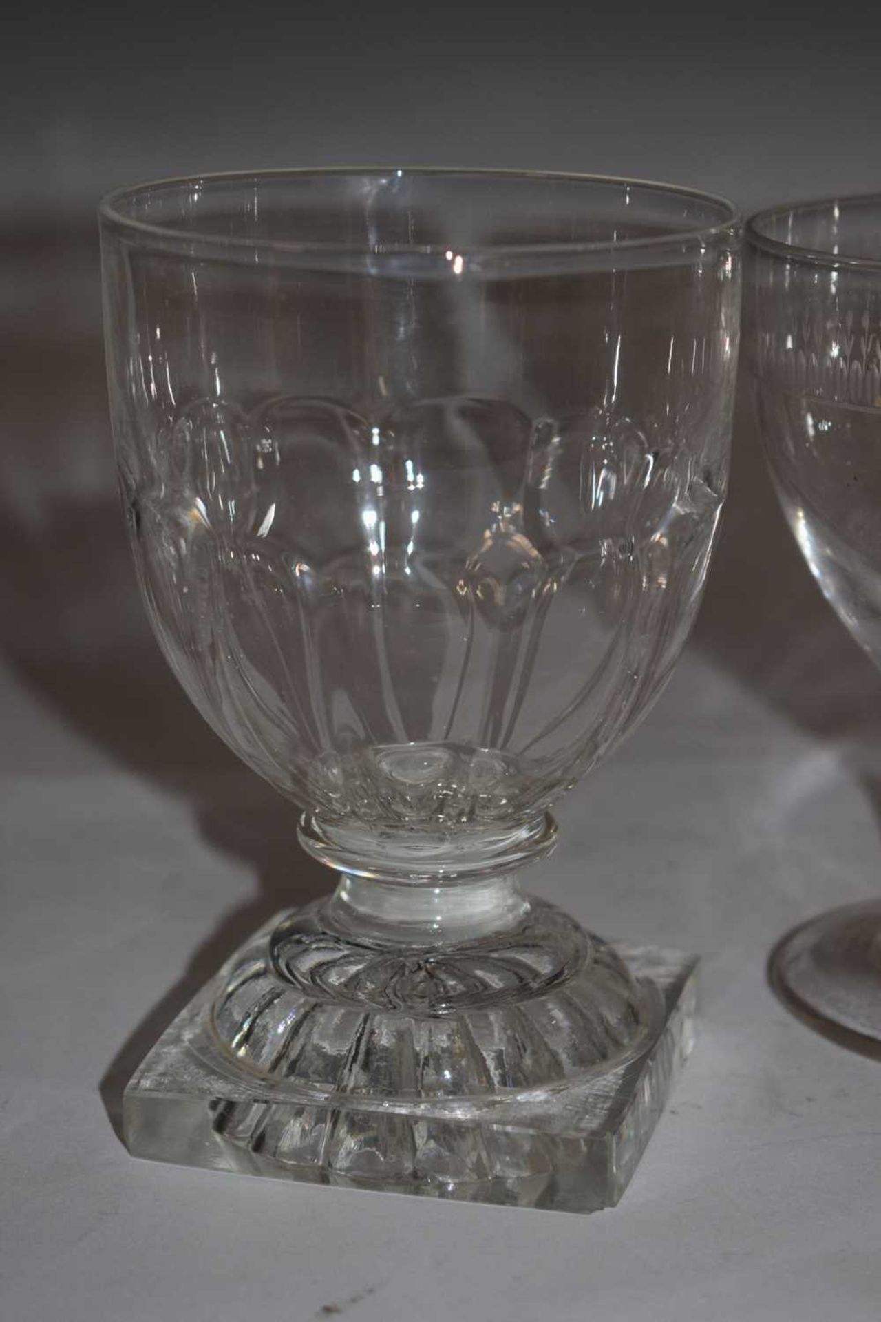 Four early 19th century glass rummers - Image 8 of 18