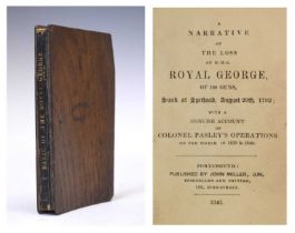 First Edition of A Narrative of the Loss of HMS Royal George, 1840