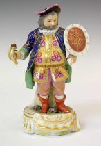 18th century Derby figure of James Quinn as Falstaff