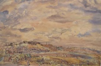Thomas Barclay Hennell, RWS, (1903-1945) - Watercolour - Rural landscape