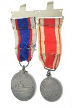 Russian Imperial Medal for Zeal and Royal Fleet Reserve Long Service medal