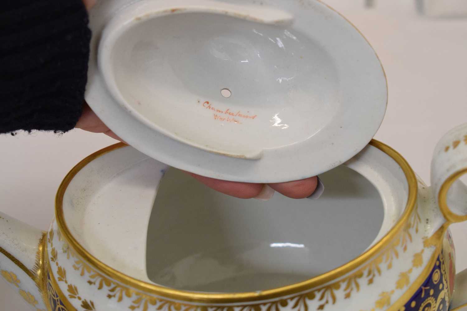 Chamberlain Worcester part tea and dessert service - Image 19 of 22