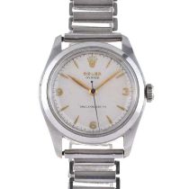 Rolex - Gentleman's Oyster stainless steel wristwatch
