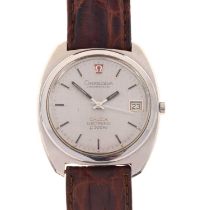 Omega - Gentleman's stainless steel Constellation f300 Hz electronic Chronometer wristwatch