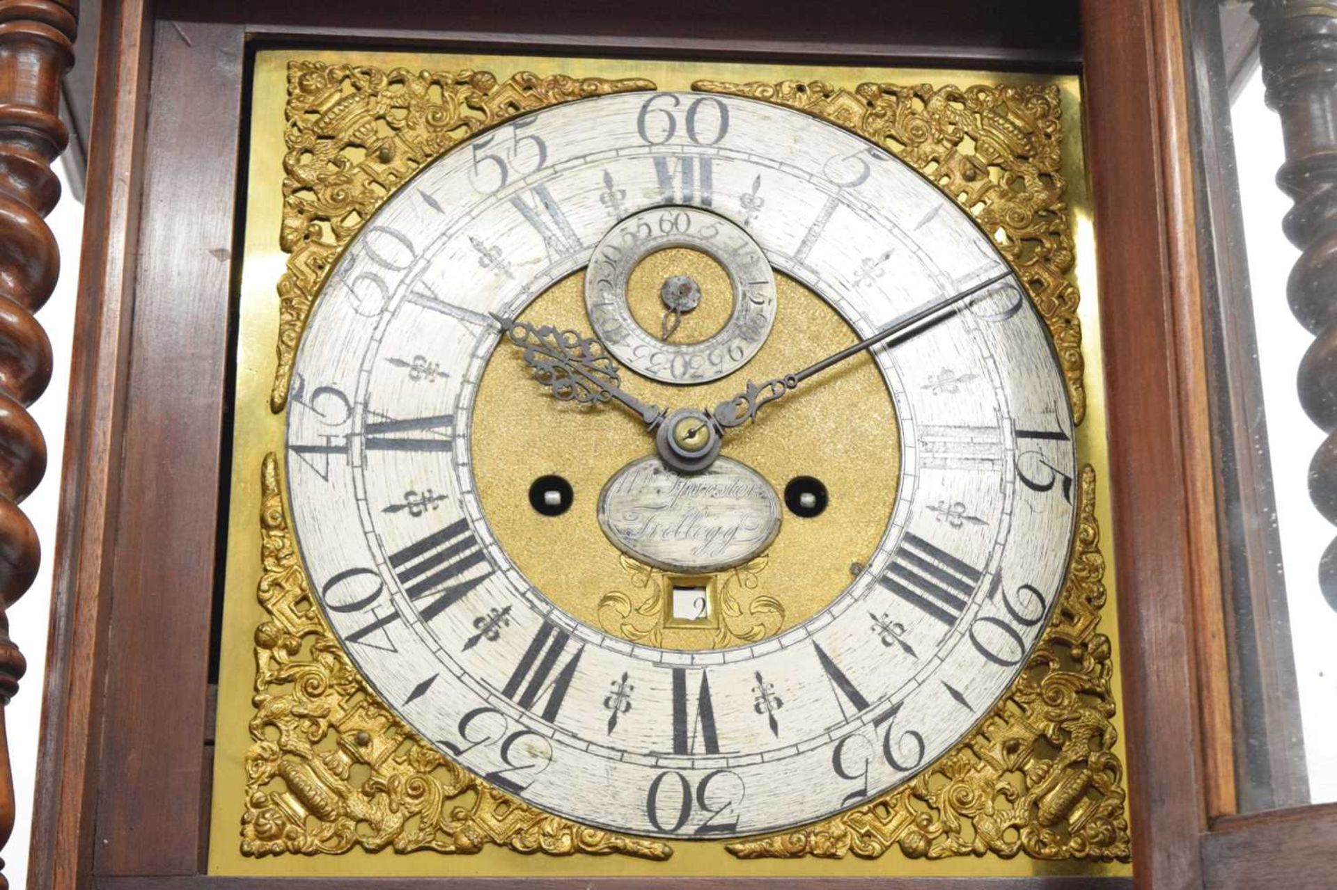 Welsh Interest - George III 8-day brass dial longcase clock - Image 4 of 20