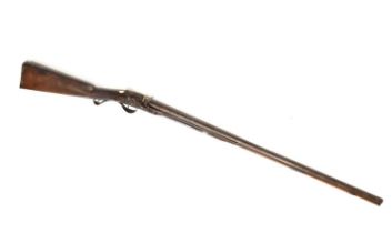18th century 18 bore single barrel flintlock sporting gun by Bridle