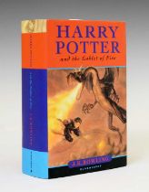 Rowling (J. K.) - Harry Potter and the Goblet of Fire, 2000, signed