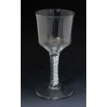 Large opaque twist wine glass