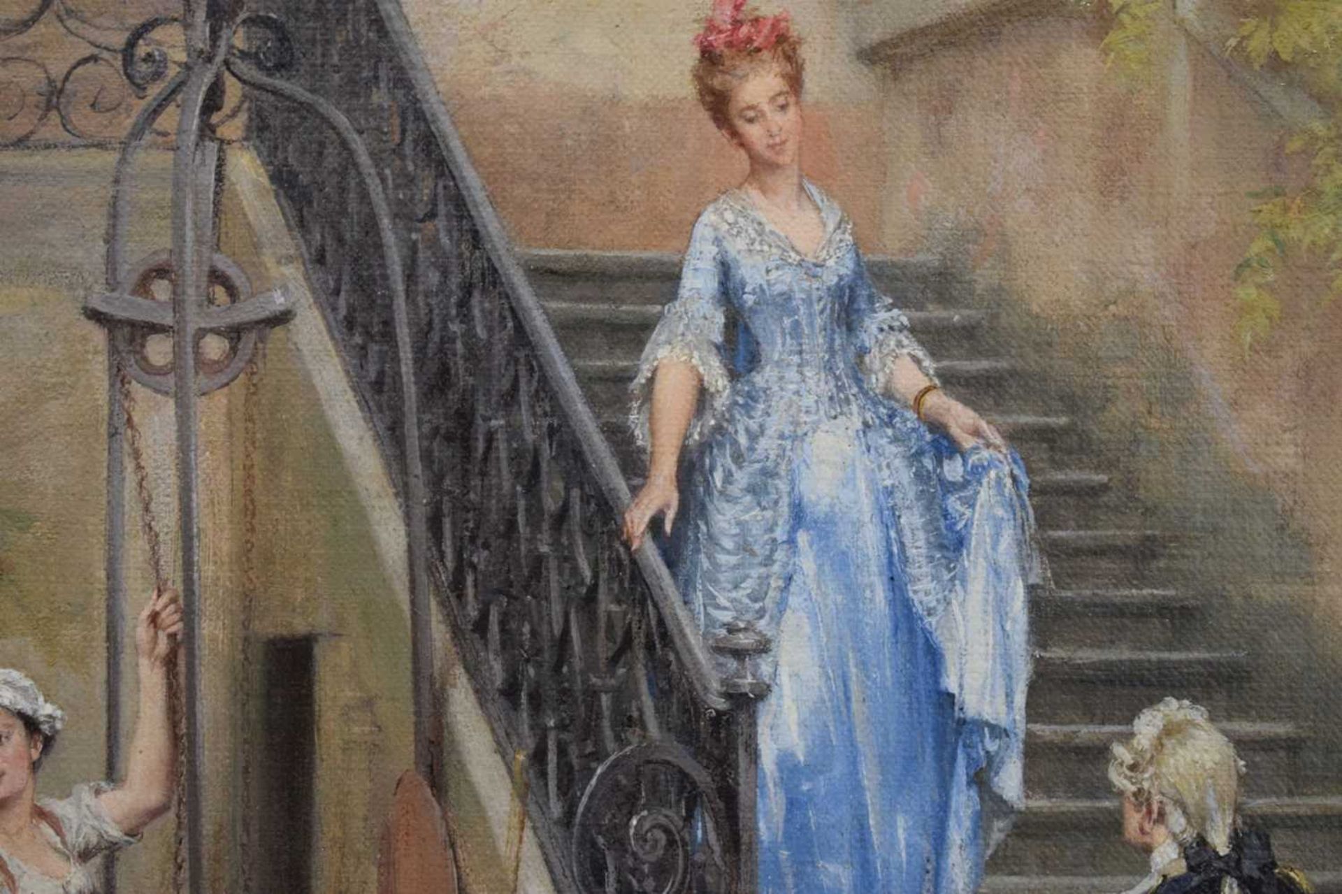 Charles-Alexandre Coëssin de la Fosse (1829–1910) - Oil on canvas - Image 8 of 16