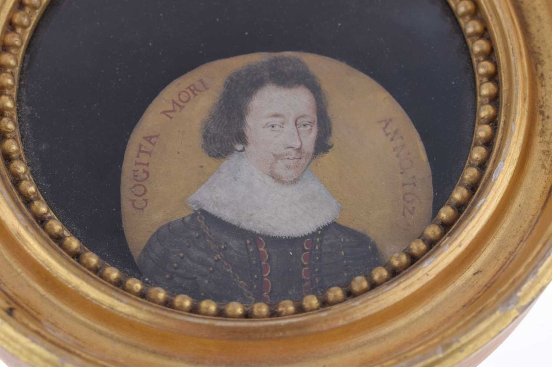 17th century-style portrait miniature, probably of James I - Image 3 of 8