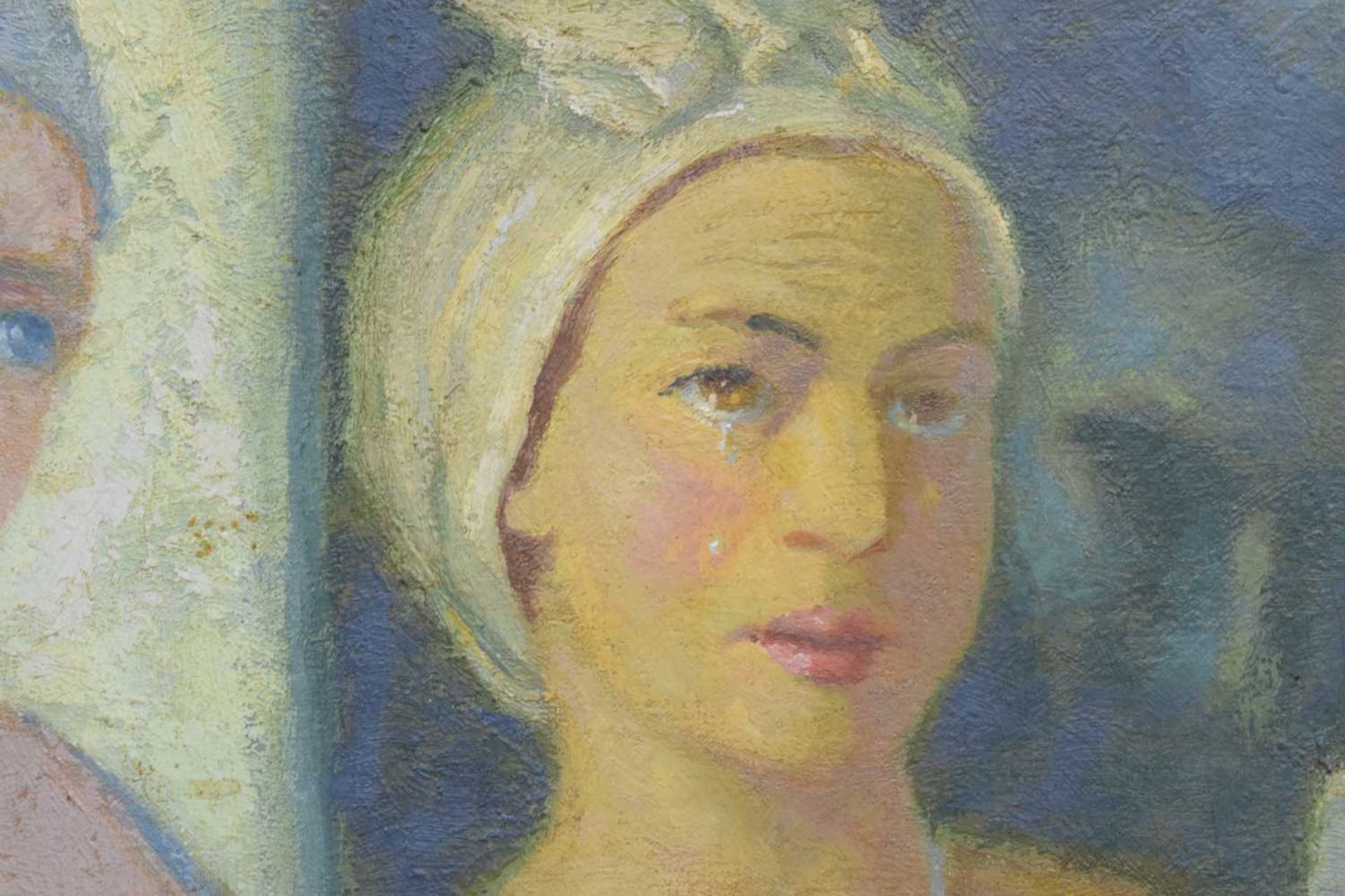 20th century Continental School - Oil on canvas - Two women - Image 6 of 12