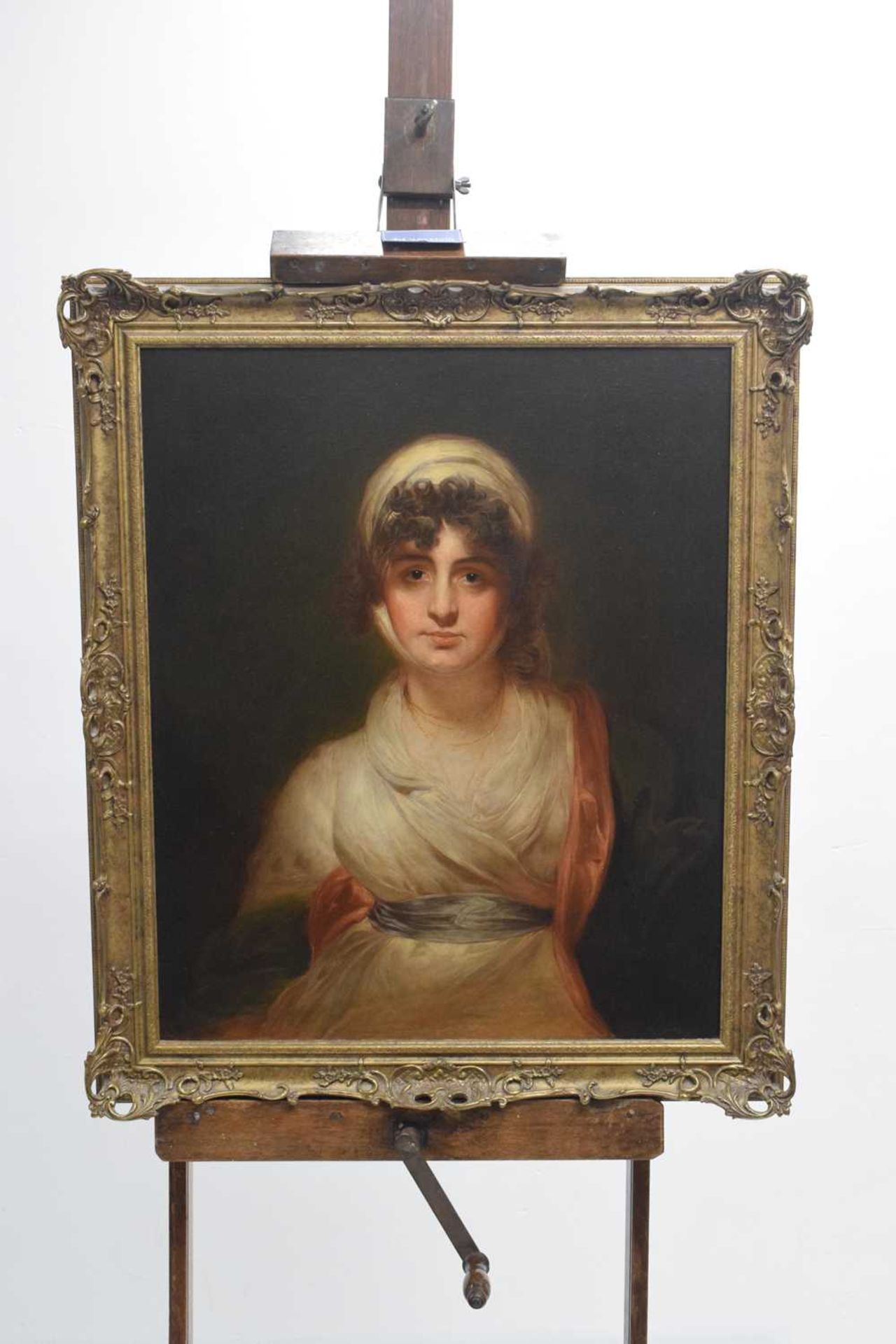 Attr. Dorofield Hardy, (1882-1910) after Sir Thomas Lawrence - Portrait of Sarah Siddons - Image 3 of 15