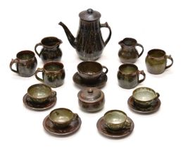 Abuja Pottery – Group of stoneware tea and coffee wares