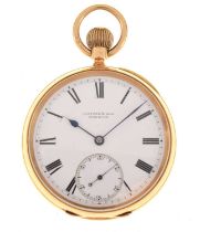 Linford & Sons, Norwich, 18ct gold open-face pocket watch