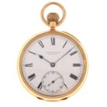 Linford & Sons, Norwich, 18ct gold open-face pocket watch